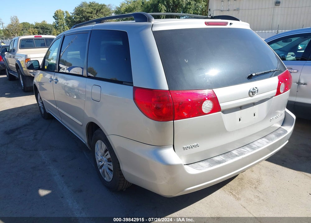 2007 TOYOTA SIENNA LE VIN: 5TDZK23C37S076435