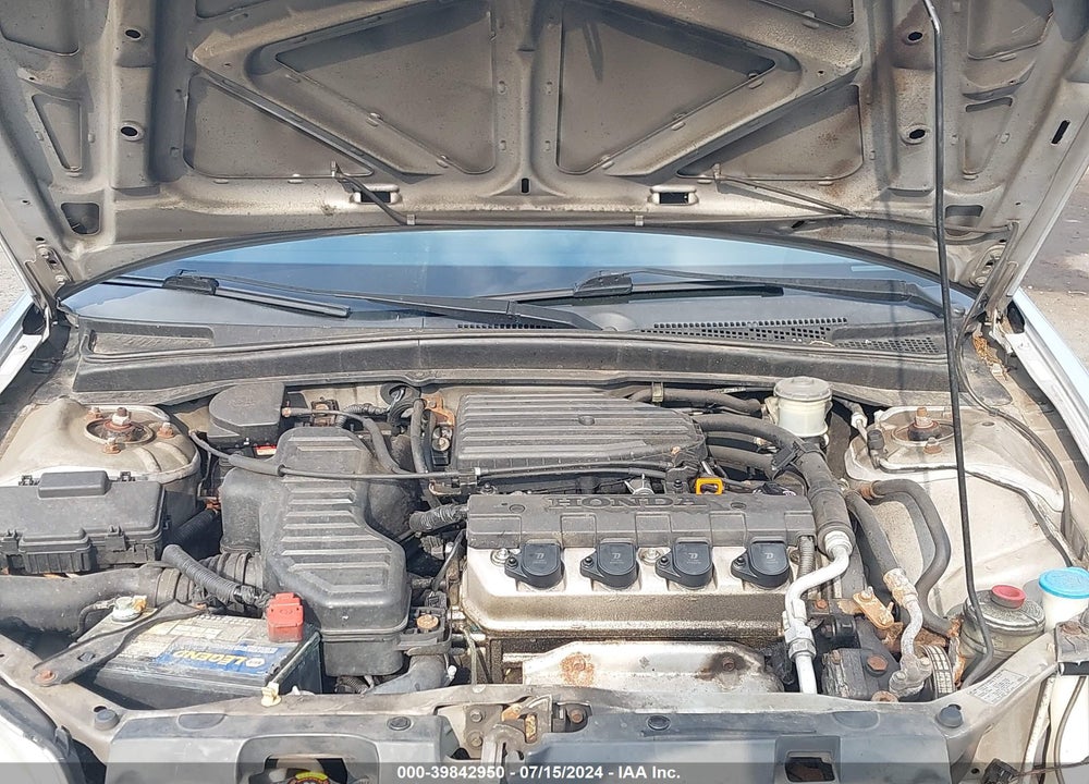 2002 HONDA CIVIC LX VIN: 2HGES16522H565018