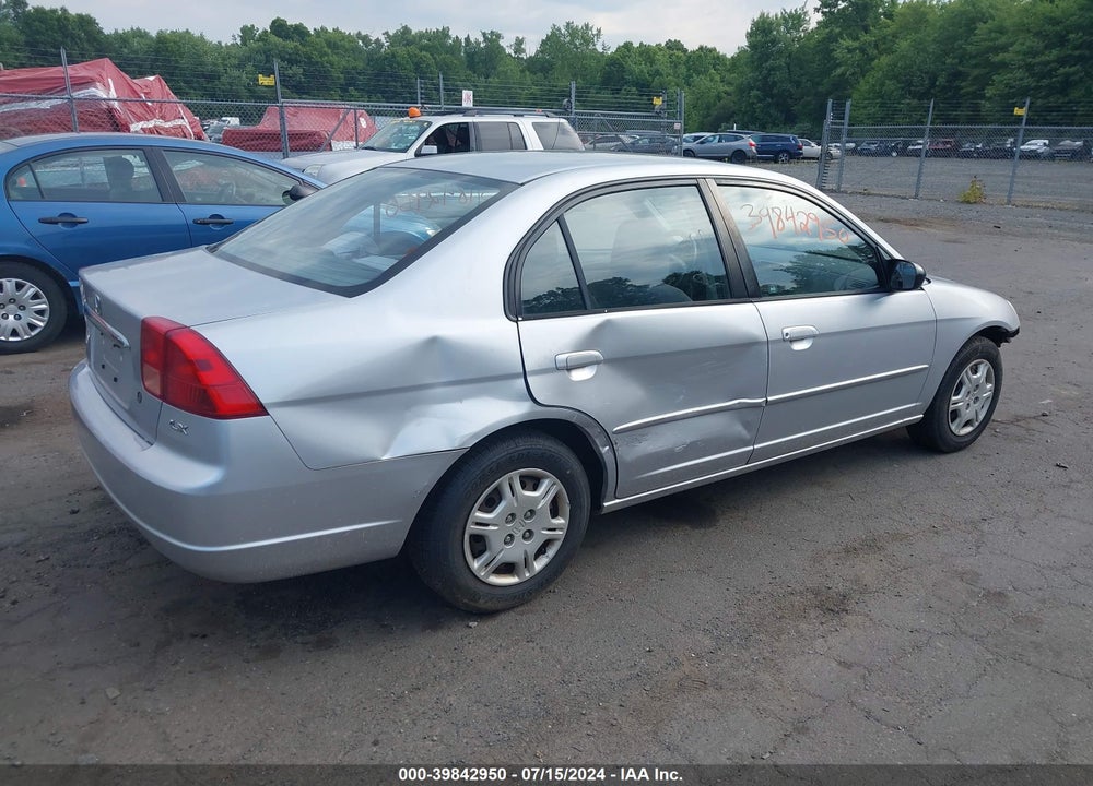 2002 HONDA CIVIC LX VIN: 2HGES16522H565018