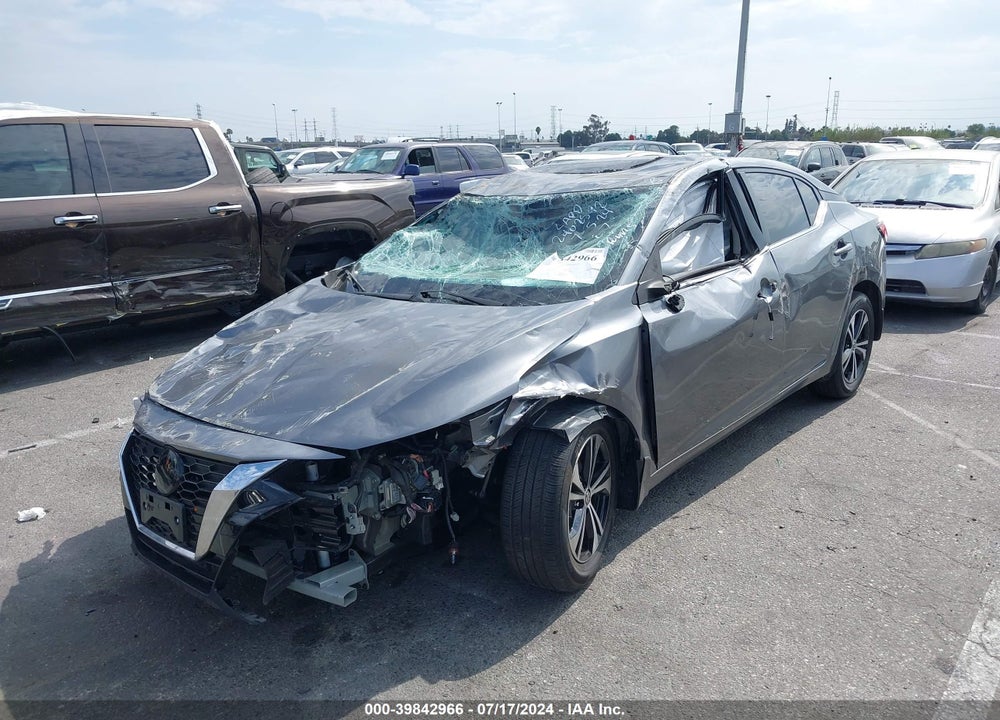 2022 NISSAN SENTRA SV XTRONIC CVT VIN: 3N1AB8CV6NY235930