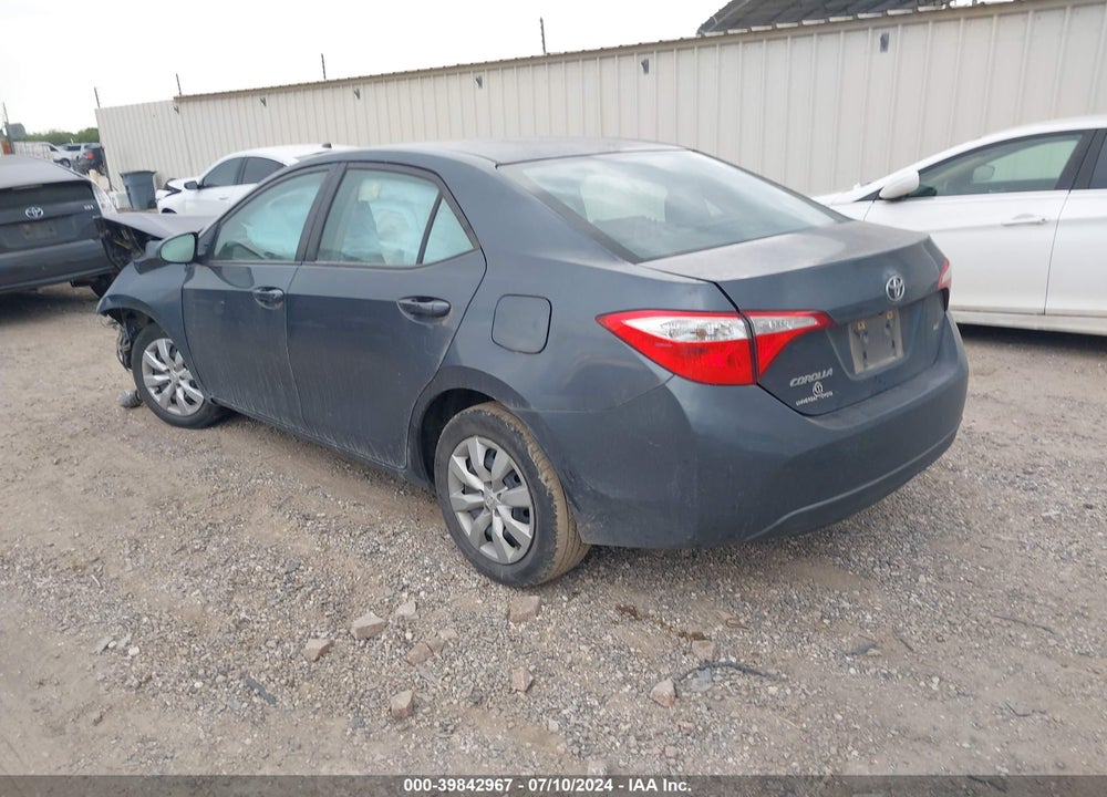 2016 TOYOTA COROLLA LE VIN: 5YFBURHEXGP428496