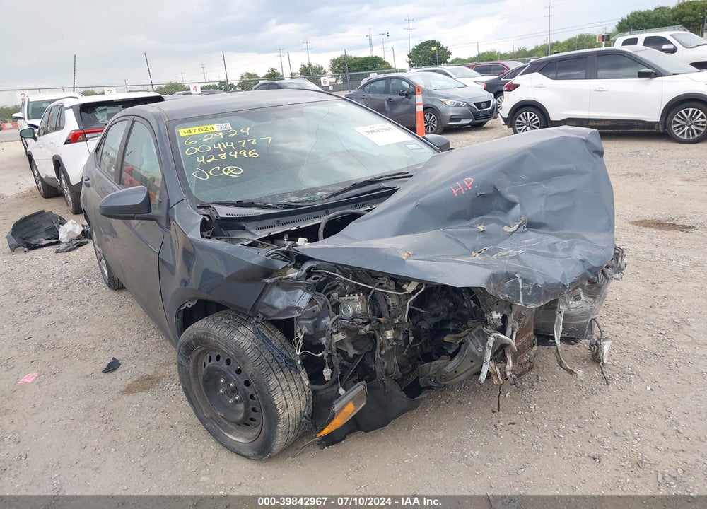 2016 TOYOTA COROLLA LE VIN: 5YFBURHEXGP428496