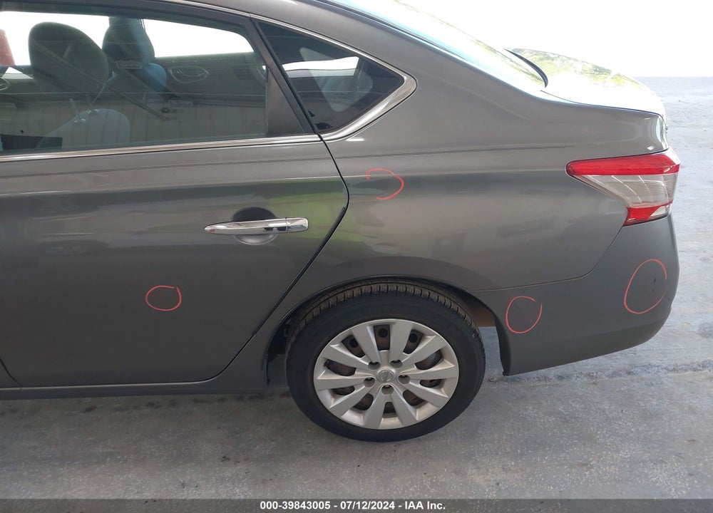 2015 NISSAN SENTRA S VIN: 3N1AB7AP1FY351648