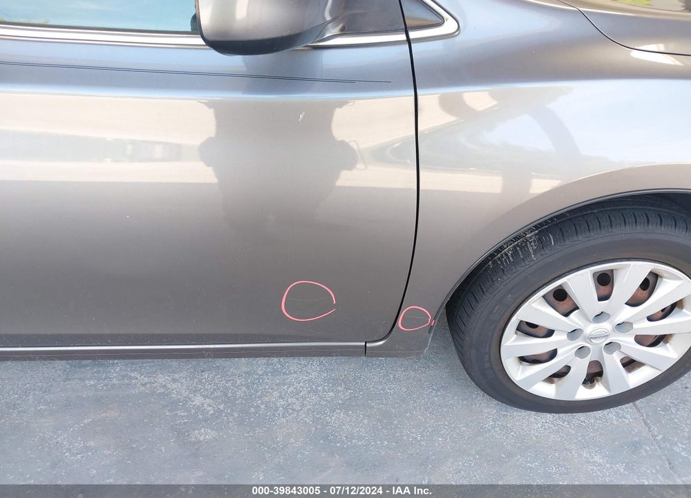 2015 NISSAN SENTRA S VIN: 3N1AB7AP1FY351648