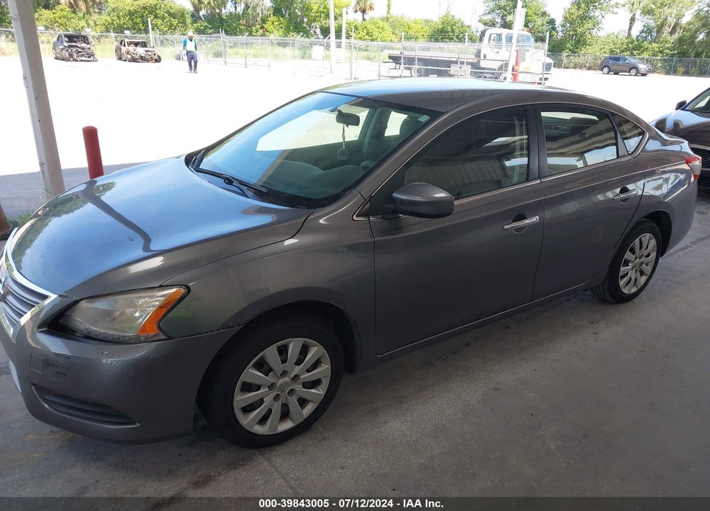 2015 NISSAN SENTRA S VIN: 3N1AB7AP1FY351648