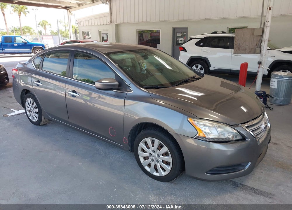 2015 NISSAN SENTRA S VIN: 3N1AB7AP1FY351648