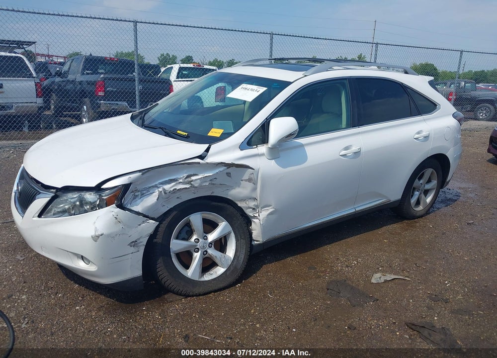 2011 LEXUS RX 350 VIN: 2T2BK1BA5BC103269