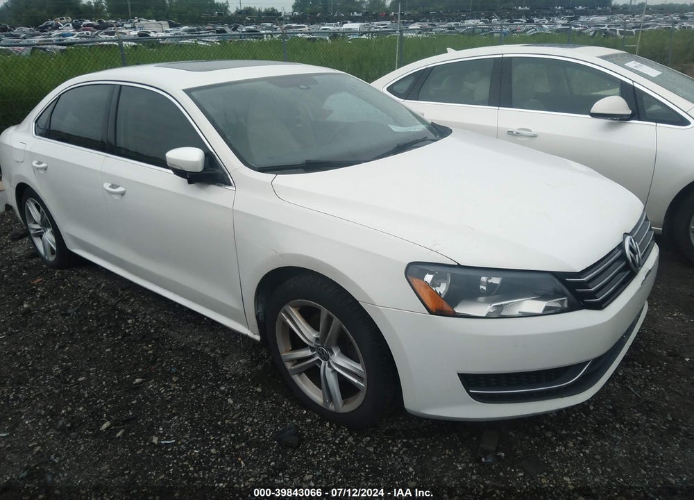 2014 VOLKSWAGEN PASSAT 1.8T SE VIN: 1VWBT7A3XEC051655
