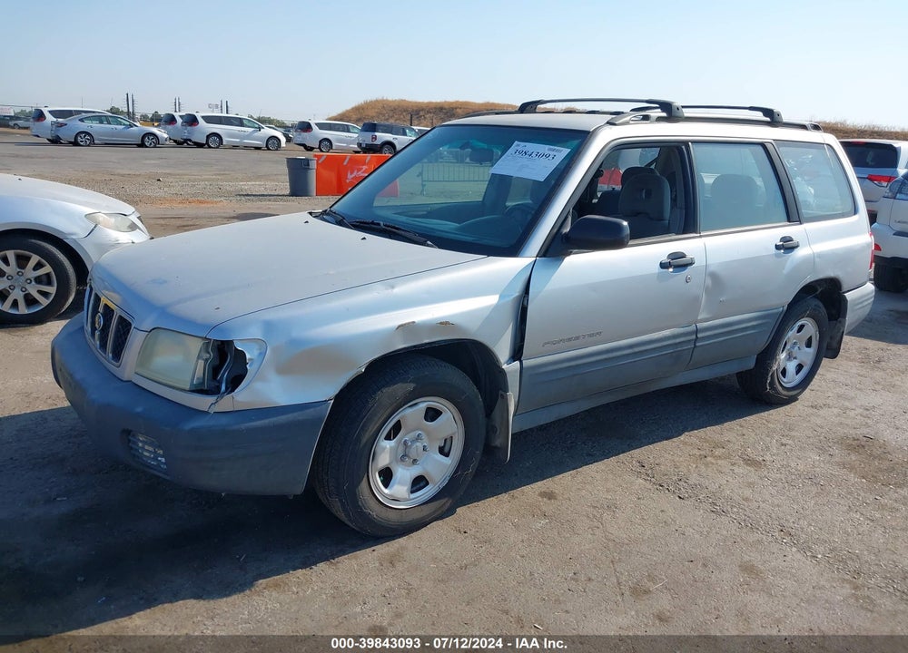 2002 SUBARU FORESTER L VIN: JF1SF63522H748485