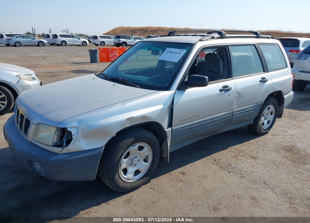 2002 SUBARU FORESTER L VIN: JF1SF63522H748485