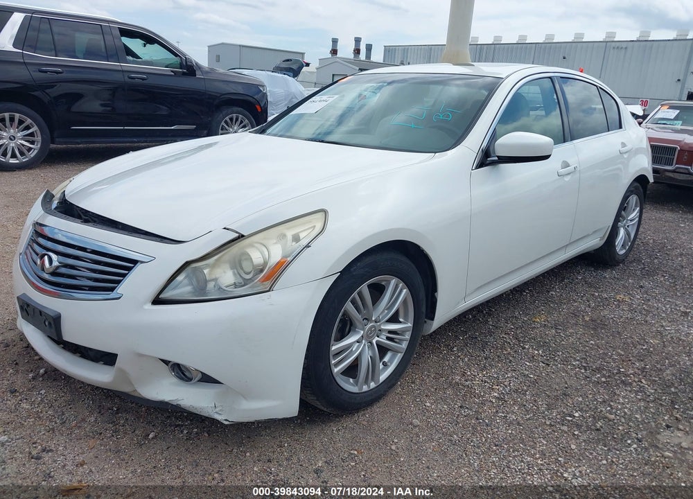 2012 INFINITI G25 JOURNEY VIN: JN1DV6AP8CM811319