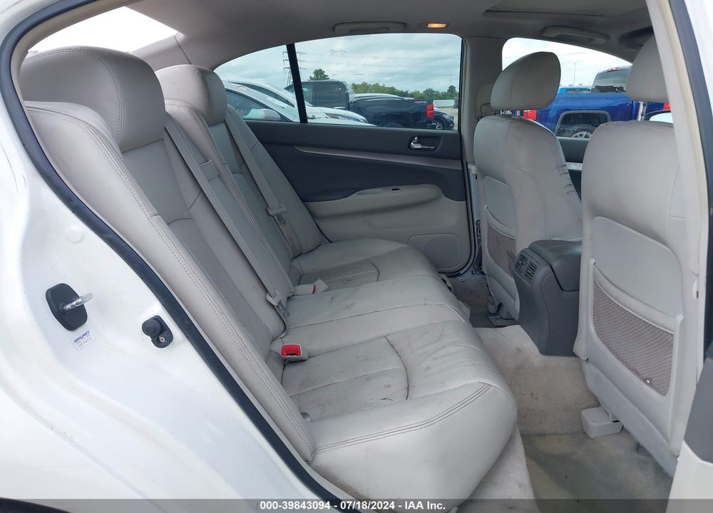 2012 INFINITI G25 JOURNEY VIN: JN1DV6AP8CM811319