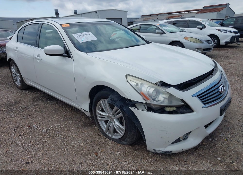 2012 INFINITI G25 JOURNEY VIN: JN1DV6AP8CM811319