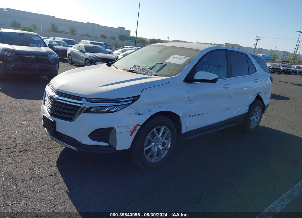 2022 CHEVROLET EQUINOX AWD LT VIN: 3GNAXUEV4NL274847