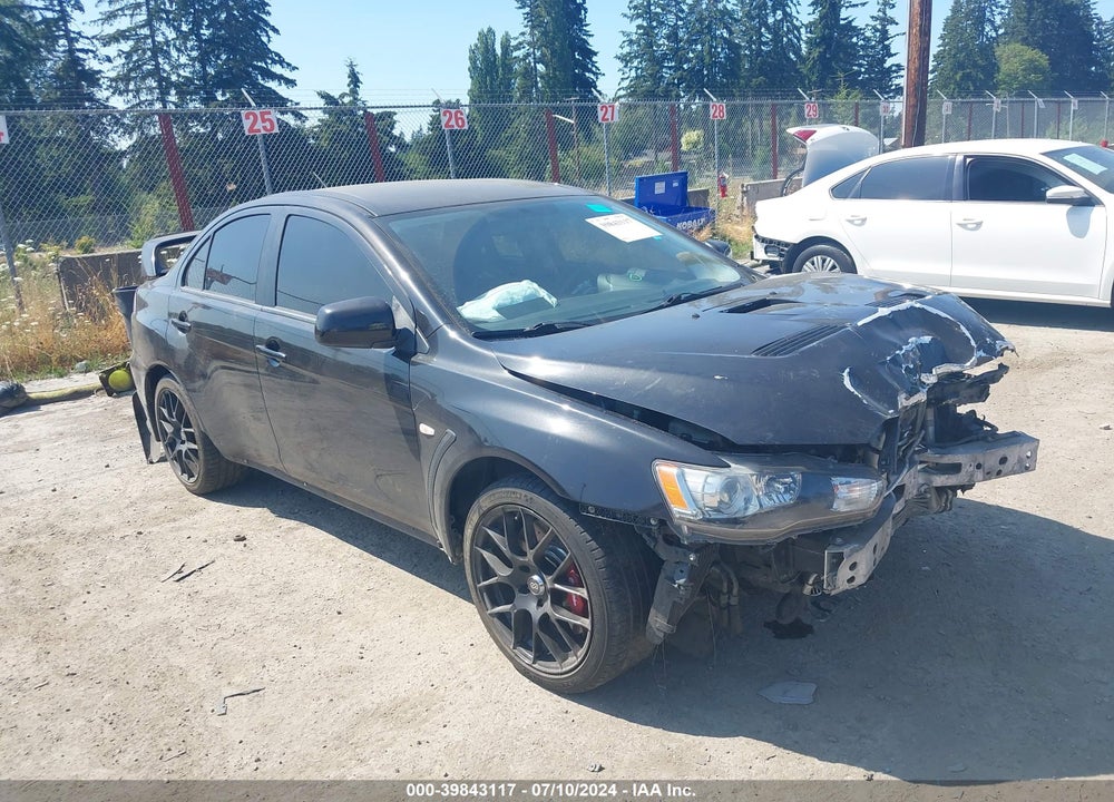 2014 MITSUBISHI LANCER EVOLUTION GSR VIN: JA32W8FV3EU009217