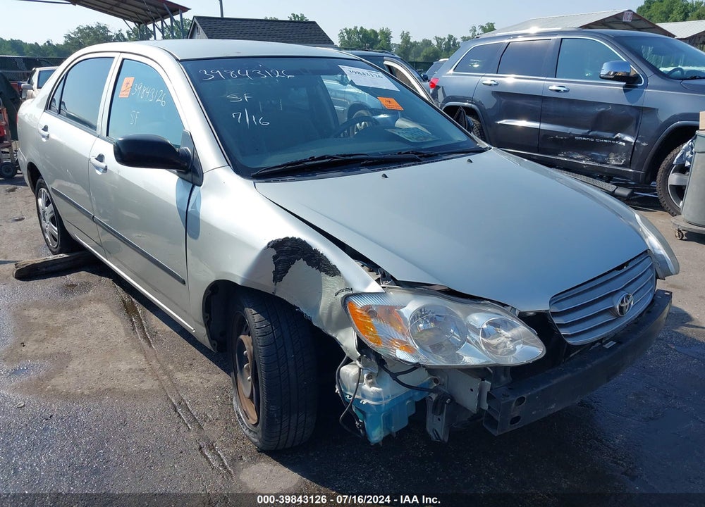 2003 TOYOTA COROLLA CE VIN: JTDBR32E530027207