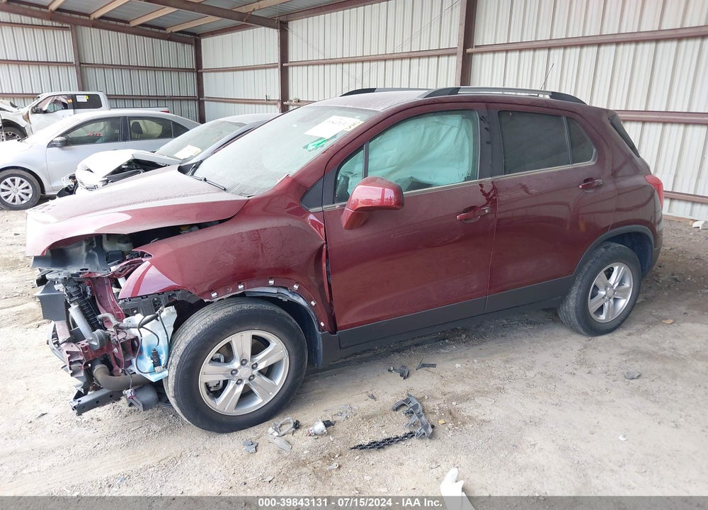 2016 CHEVROLET TRAX LT VIN: 3GNCJPSBXGL117509