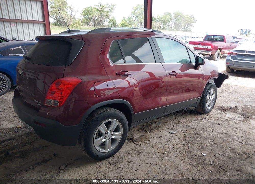2016 CHEVROLET TRAX LT VIN: 3GNCJPSBXGL117509