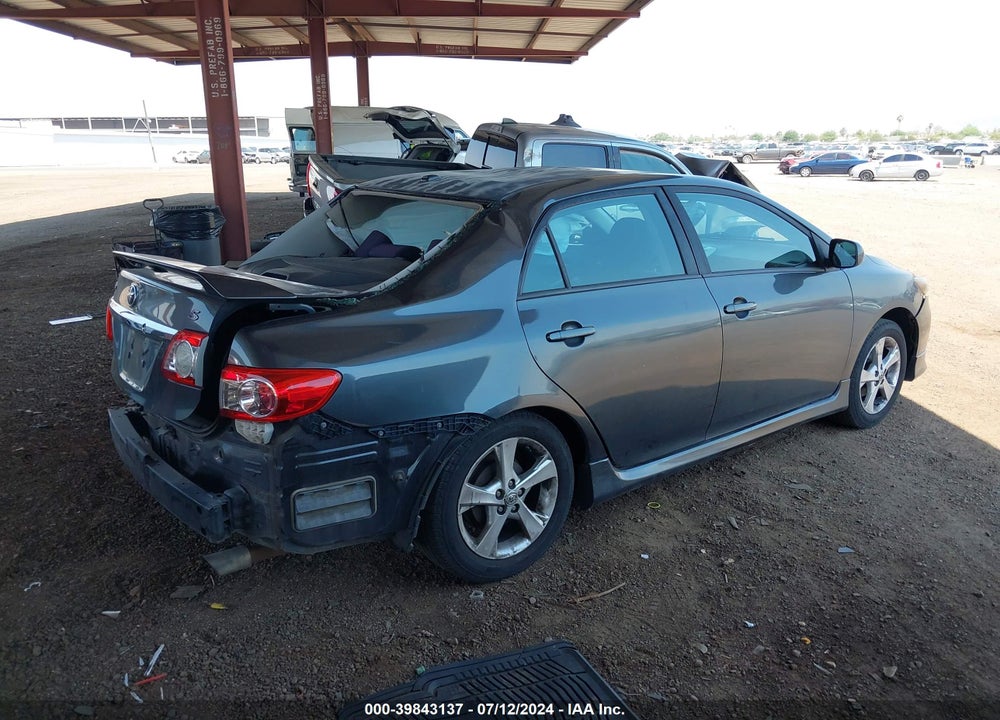 2012 TOYOTA COROLLA S VIN: 2T1BU4EEXCC881115