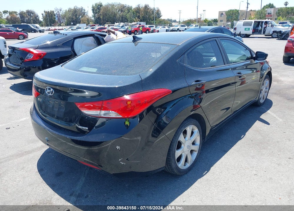 2011 HYUNDAI ELANTRA LIMITED VIN: 5NPDH4AE2BH050691