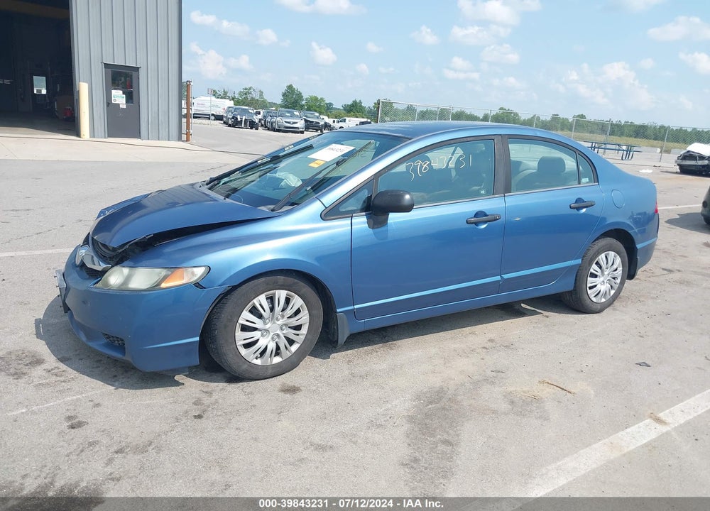 2009 HONDA CIVIC VP VIN: 19XFA16349E025342