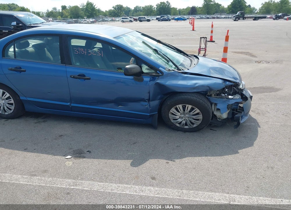 2009 HONDA CIVIC VP VIN: 19XFA16349E025342