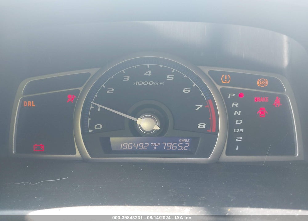 2009 HONDA CIVIC VP VIN: 19XFA16349E025342