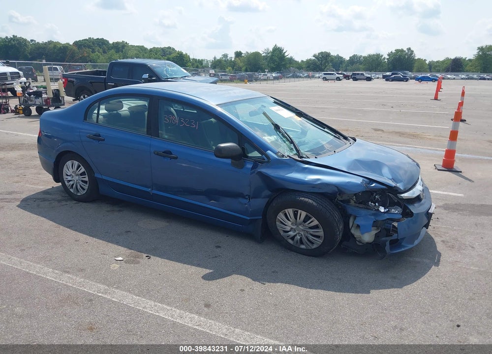 2009 HONDA CIVIC VP VIN: 19XFA16349E025342