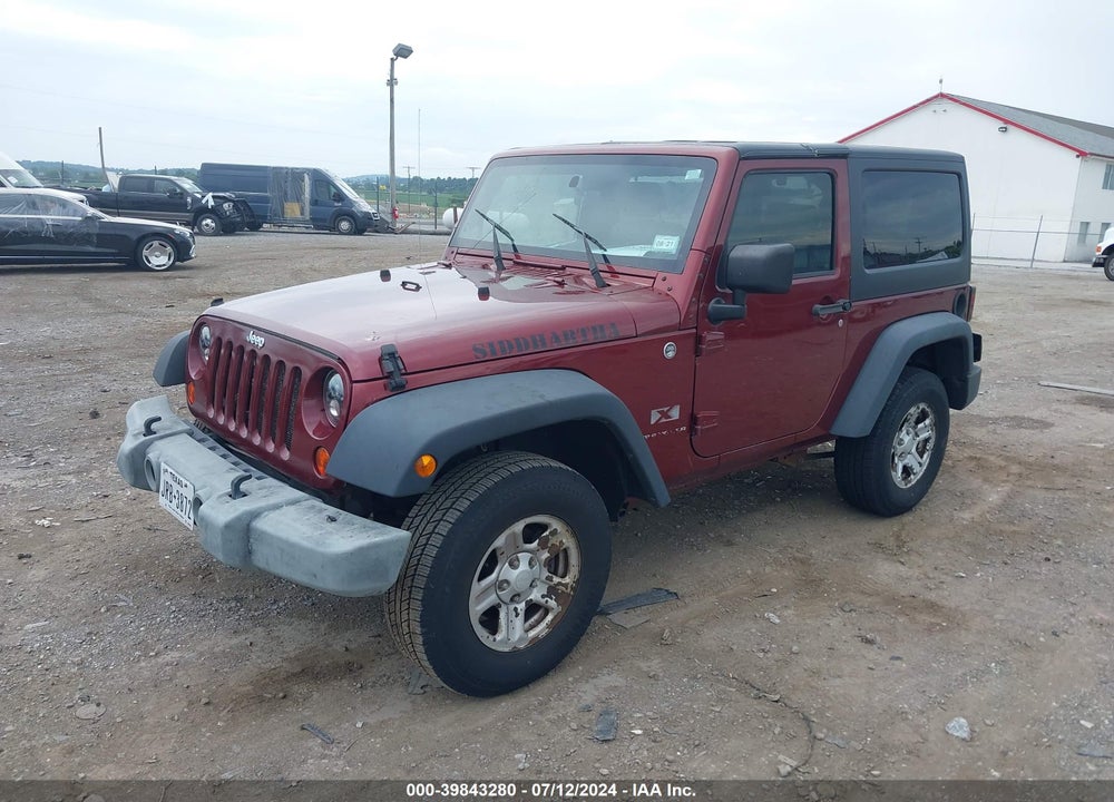 2008 JEEP WRANGLER X VIN: 1J4FA24198L608383