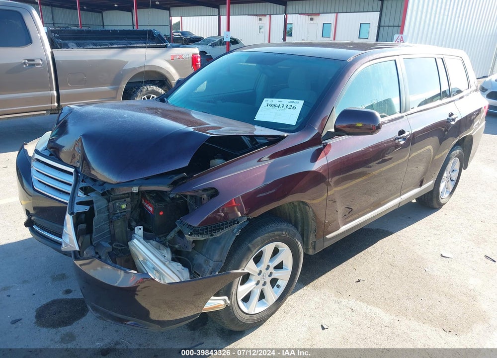 2011 TOYOTA HIGHLANDER BASE V6 VIN: 5TDBK3EH2BS080744