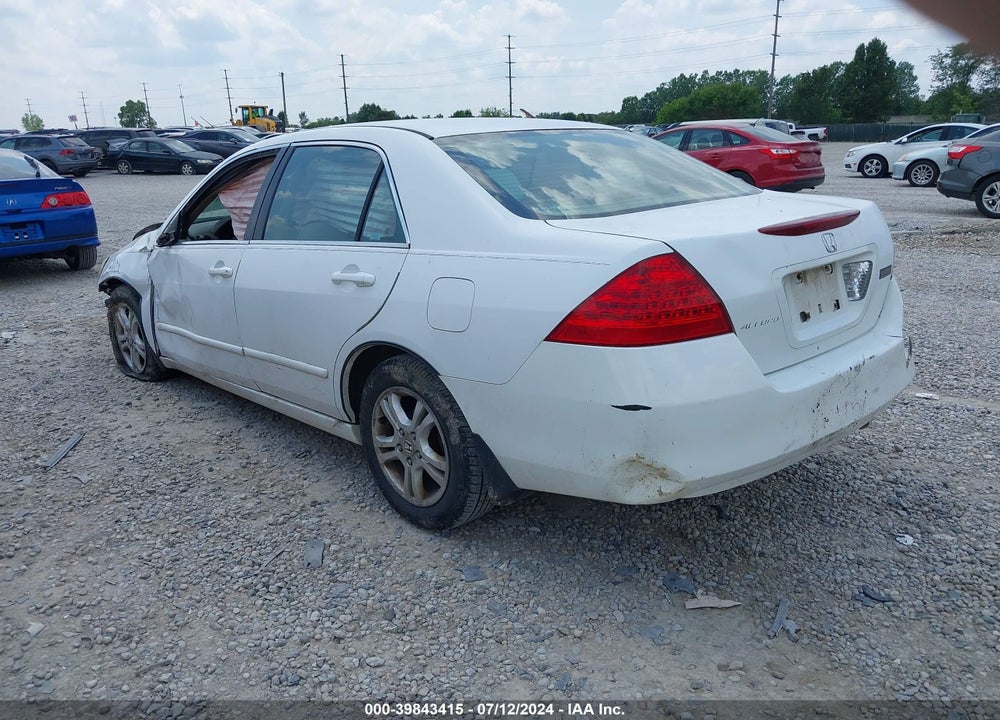 2006 HONDA ACCORD 2.4 SE VIN: 1HGCM56356A133597