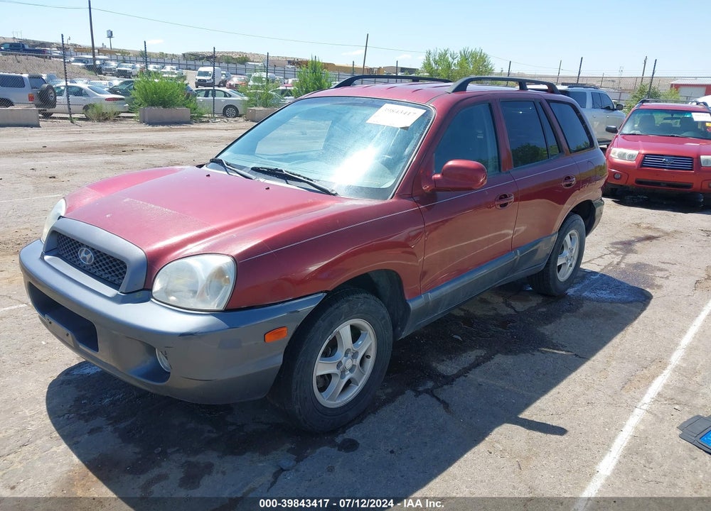 2001 HYUNDAI SANTA FE 2.7L V6 GLS/2.7L V6 LX VIN: KM8SC83D81U007653