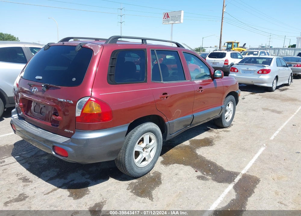 2001 HYUNDAI SANTA FE 2.7L V6 GLS/2.7L V6 LX VIN: KM8SC83D81U007653