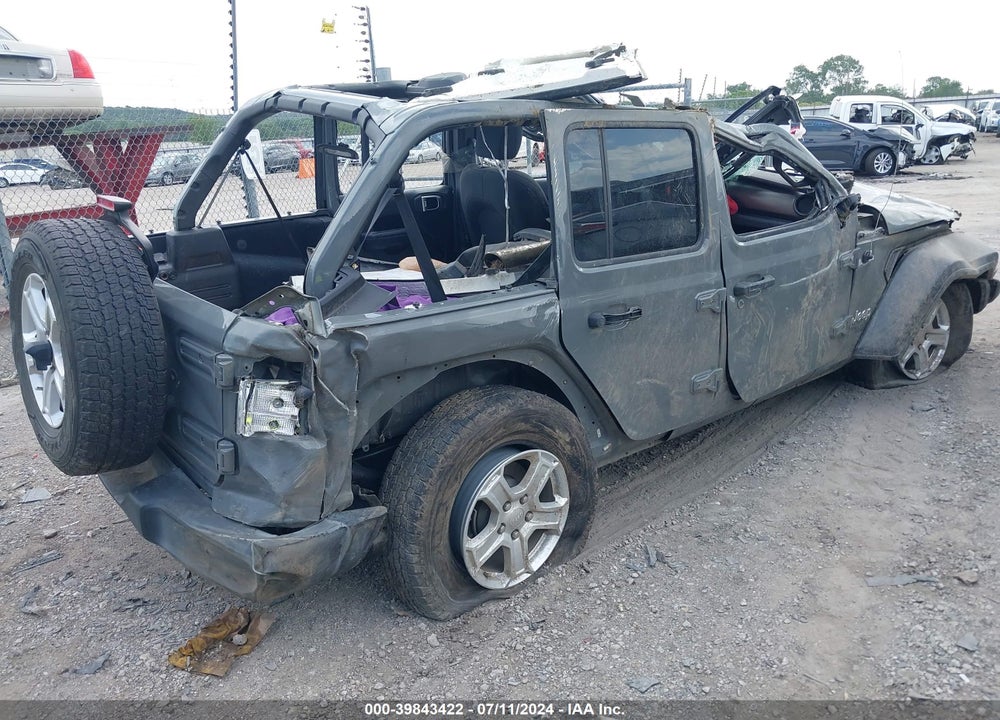 2019 JEEP WRANGLER UNLIMITED SPORT S 4X4 VIN: 1C4HJXDN9KW592481