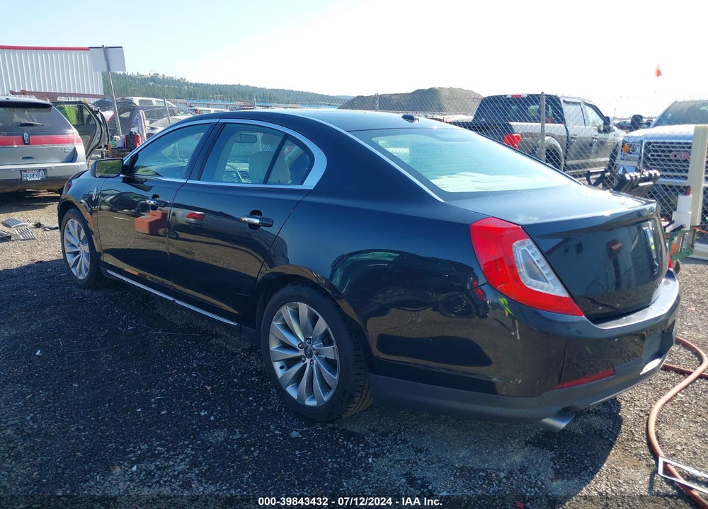 2013 LINCOLN MKS VIN: 1LNHL9DK7DG608925