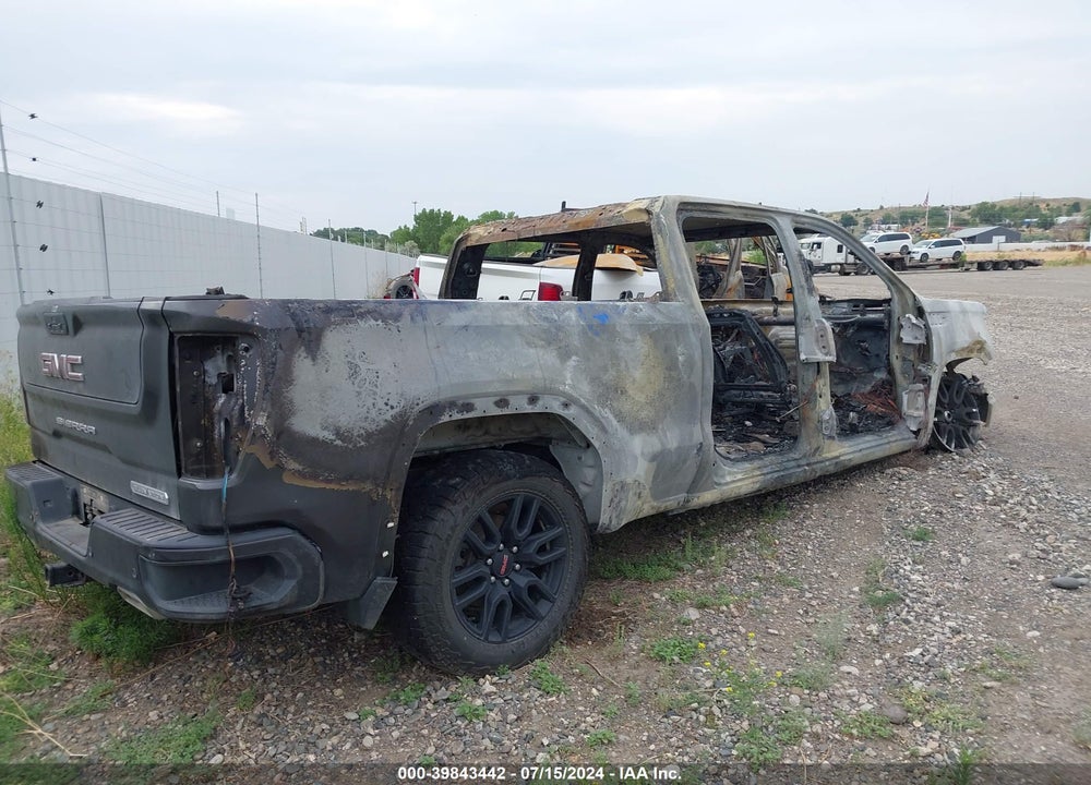 2021 GMC SIERRA 1500 4WD STANDARD BOX ELEVATION VIN: 1GTU9CET6MZ215914