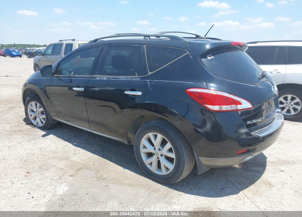 2011 NISSAN MURANO SL VIN: JN8AZ1MU3BW055494