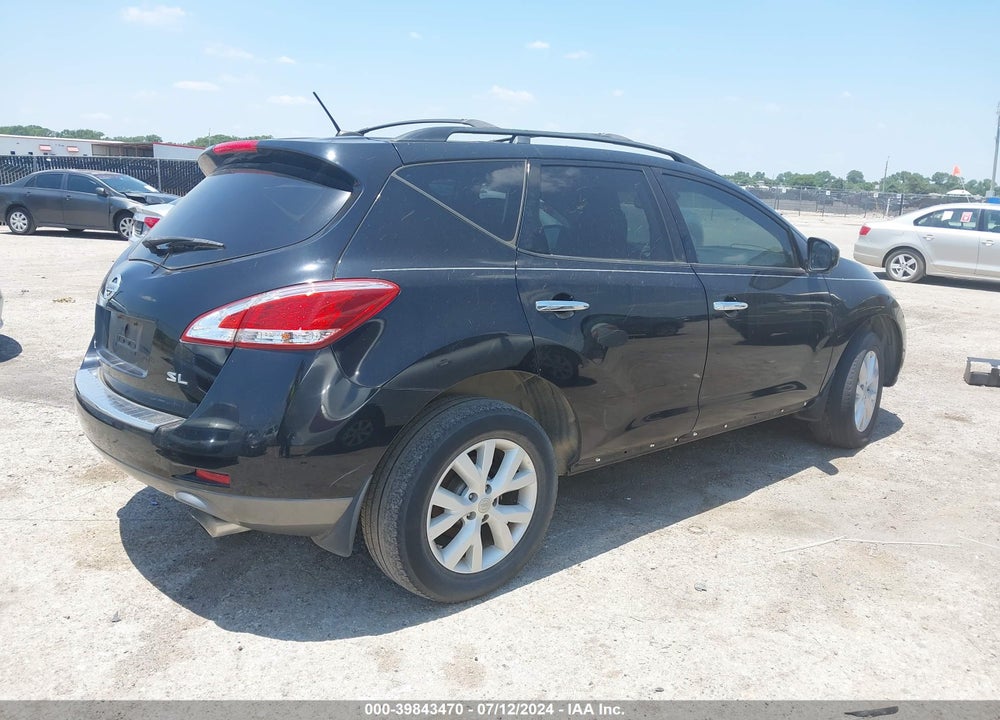 2011 NISSAN MURANO SL VIN: JN8AZ1MU3BW055494