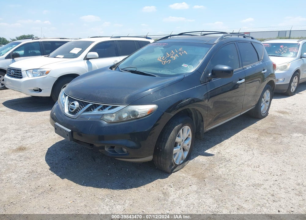 2011 NISSAN MURANO SL VIN: JN8AZ1MU3BW055494