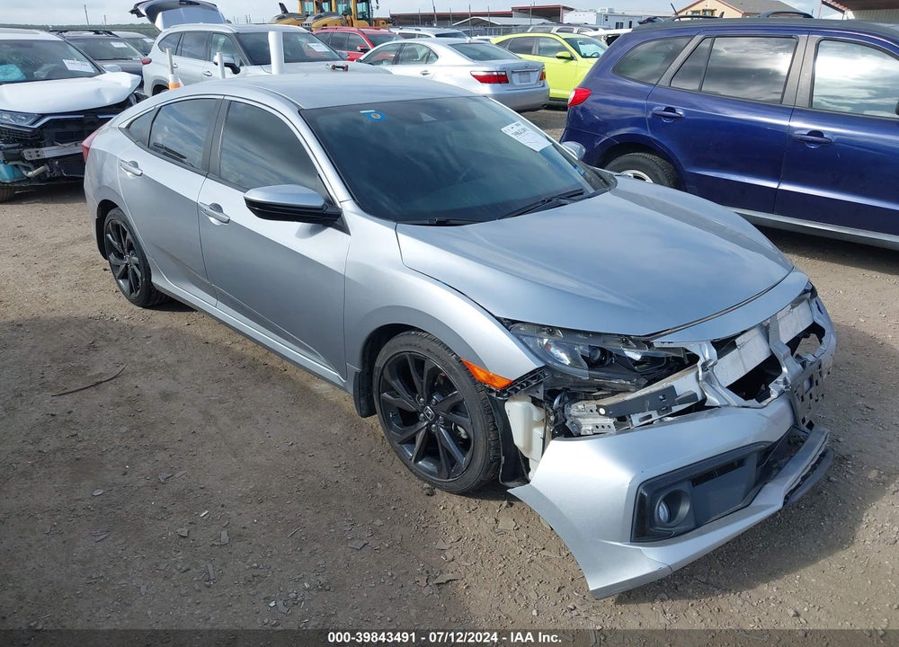 2020 HONDA CIVIC SPORT VIN: 19XFC2F8XLE019662