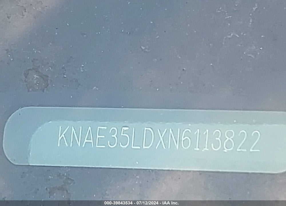 2022 KIA STINGER GT LINE VIN: KNAE35LDXN6113822