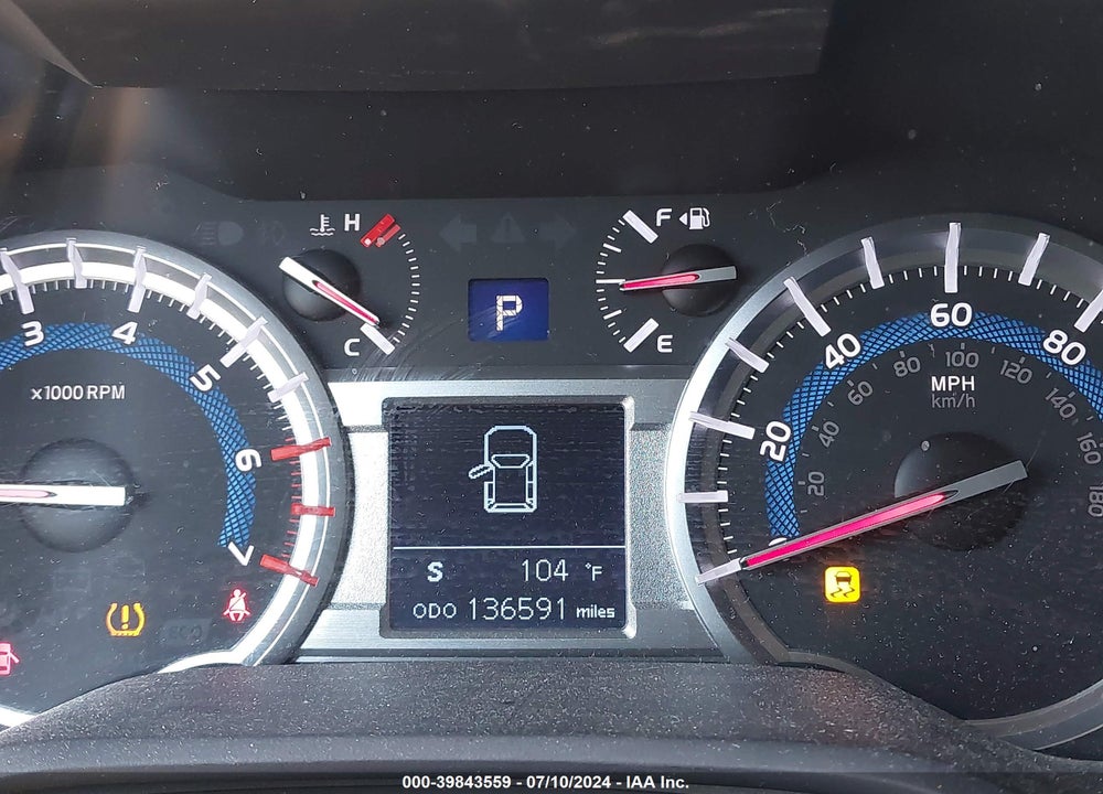 2014 TOYOTA 4RUNNER SR5 VIN: JTEZU5JRXE5078376