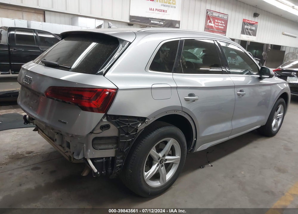 2022 AUDI Q5 PREMIUM 40 TFSI QUATTRO S TRONIC VIN: WA1ABAFY6N2101776