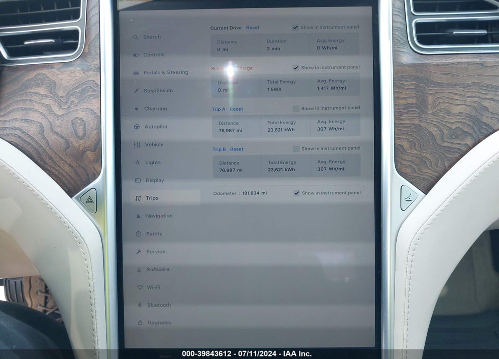 2017 TESLA MODEL S 100D/60D/75D/90D/P100D VIN: 5YJSA1E28HF214723