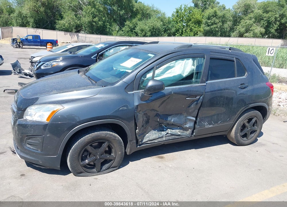 2016 CHEVROLET TRAX LT VIN: 3GNCJPSB6GL116244