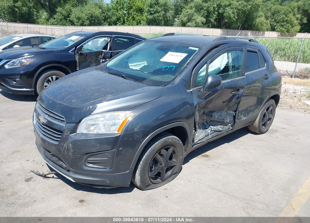 2016 CHEVROLET TRAX LT VIN: 3GNCJPSB6GL116244