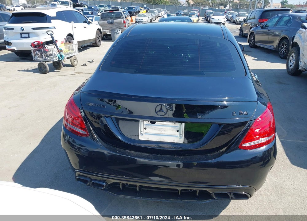 2016 MERCEDES-BENZ AMG C 63 VIN: 55SWF8GB0GU146603
