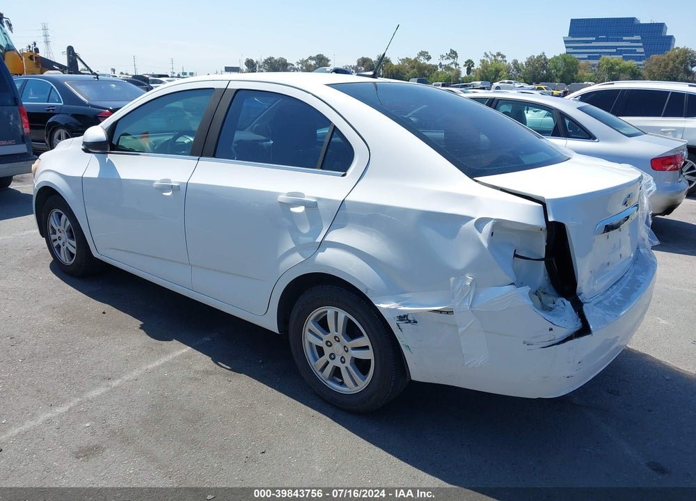 2013 CHEVROLET SONIC LT AUTO VIN: 1G1JC5SH4D4105191
