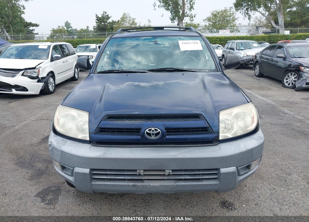 2003 TOYOTA 4RUNNER SR5 V6 VIN: JTEZU14R838002607