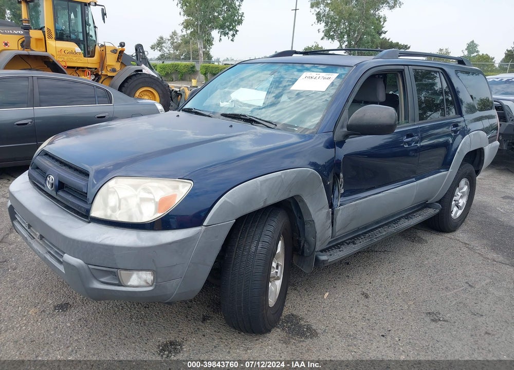 2003 TOYOTA 4RUNNER SR5 V6 VIN: JTEZU14R838002607